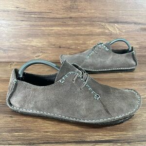 CLARKS Faraway Suede Oxfords Sneakers Women’s Size 11 Shoes